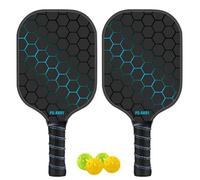 Paddle Ball Set - 15.75 x 7.87 Inches, Net Ball Paddle, 12.5 cm Handle Length, Lightweight Core Design, Complete Set for Beginners to Professionals, Placement Equipment for Indoor Outdoor Sports