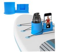 Paddle Board Accessories, Paddle Board Cup Holder with Phone Holder, Plastic Paddleboard Cup for Paddleboard Lovers, Blue