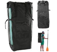 Paddle Board Bag Backpack, Large Capacity Waterproof Oxford Cloth Surfboard Bag with Two Side Pocket, Lightweight Paddleboard Backpack with Adjustable Strap, Surfboard, Paddle Board