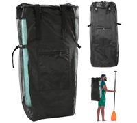 Paddle Board Bag Backpack, Large Capacity Waterproof Oxford Cloth Surfboard Bag with Two Side Pocket, Lightweight Paddleboard Backpack with Adjustable Strap Surfboard Travel Paddleboard