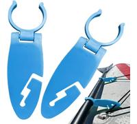 Paddle Board Buddy Clip, 2 Pieces Non Slip Paddle Board Fin Clip, UV Protection Paddles Boards Accessories, Corrosions Resistant Kayak Fin Leash Clips, for Kayaking Accessories