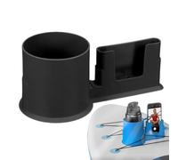 Paddle Board Cup Holder - 19.6x9.9x8.9cm ABS Drink Mount, Phone Stand, Anti-Flipping Accessory | Ideal For Paddleboard Surfboard Yoga Adventures, Fishing Boating Trips, Outdoor Water Sport Activity