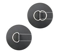 Paddle Board D Rings - Stainless Steel Inflatable Rings, Reinforced Grey PVC Circular Base, Professional Grade Hardware | Secure Point For The Flat