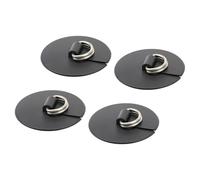 Paddle Board D Rings - Stainless Steel Inflatable Rings, Reinforced Grey PVC Circular Base, Professional Grade Hardware | Secure Point For The Flat