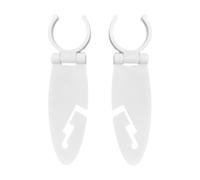 Paddle Board Fasten Clip, Expandable Fix Clamp For Secure Board Attachment Water Sports Locking Buckle Quick Install Accessory, For Surfing Outdoor Adventure Use Men Women (White)