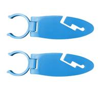Paddle Board Fin Clips - 3.3 cm Expandable Water Sports Clamp, Paddle Clamp, 2-Piece Attachment Authority, Fish Fins Clip - Girls Teenagers Athletes Cyclists Youth Golfer Mama Da