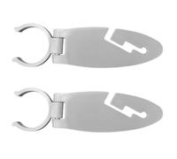 Paddle Board Fin Clips - 3.3 cm Expandable Water Sports Clamp, Paddle Clamp, 2-Piece Attachment Authority, Fish Fins Clip - Girls Teenagers Athletes Cyclists Youth Golfer Mama Da