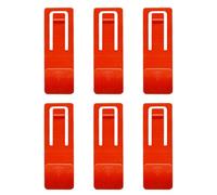 Paddle Board Fin Clips Surfboard Fin Replacement Kit Easy Fit Boost Your Surfing Power with Enhanced Stability Fits Most Shapes Style Upgrade (Orange)