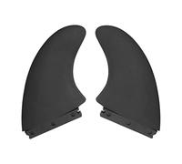 Paddle Board Fins Replacement, Windsurfing Fin PVC Surfboard Tail Fin, Durable Double Fins Design for Long Board Stability, with G7 Glass Fiber Core for Enhanced Performance on Inf
