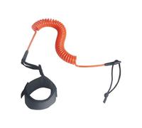 Paddle Board Leash - Elastic Surfboard Leg Strap | Single Turn Surf Leash For Longboard | Coiled Paddleboard Leg Strap | For Men Women Youth Teens Beginners Hobbyists Enthusiasts