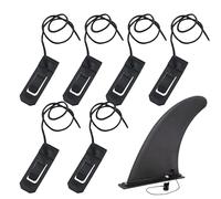 Paddle Board - Paddle Board fin | Surfing Gear Fin B| Surfboard Fins Fastener | Surfing Gear Bracket | Watershed Clip 6pcs Surfboard Buckle Fastener Base Pin Replacement Buckle Shark Device Accessor