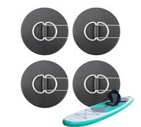 Paddle Board - Paddleboard Accessories, 4-Piece D-Ring Patch Set for Inflatables, Heavy Duty Tension Anchors for Kayak Deck | Sea Fishing D-Ring Bracket for Travel and Touring Equipment |