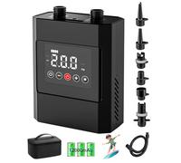 Paddle Board Pump Electric 20PSI, Rechargeable 12000mAh Battery Inflatable SUP Air Pump Portable, Intelligent Dual-Stage Inflation & Deflation, Auto-Off Pump for Stand Up Paddleboard, Kayaks, Tent