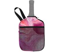 Paddle Carry Case - Pickleball Racket Pouch, Zipped Pickleball Paddle Case | Multipurpose Water Resistant Pickleball Racket Bag, Deluxe Ergonomic Cover for Paddle