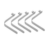 Paddle Clips, 5pcs V Shape Positioning Retainer Pin - Spring Ski Pole Clips - for Camping, Garden, Canopy, Boat, Sail, Canopy