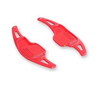 paddle covers Compatible With Cadillac For CT6 XT5 2016 2017 2018 2019 Steering Wheel Shift Paddles Decoration Trim Paddle Shifters Auto Parts(Red)