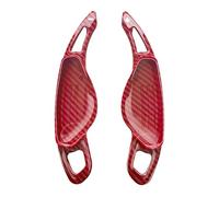 paddle covers Compatible With Range For Rover For Evoque 2012-2021 Paddle Shifter Extensions Steering Wheel Paddle Shift Cover Sticker(Red)
