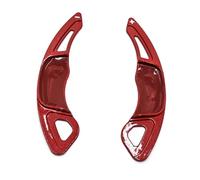 paddle covers Compatible With VW For Lamando GTS 2016 2017 Car Steering Wheel Shift Paddle Extension Shifters(Pearl Red)