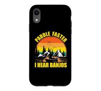 Paddle Faster I Hear Banjo Music - Funny Canoeing Case for iPhone XR