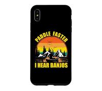 Paddle Faster I Hear Banjo Music - Funny Canoeing Case for iPhone XS Max