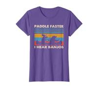Paddle Faster I Hear Banjos Retro Vintage T-Shirt