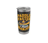 Paddle Faster I Hear Banjos Stainless Steel Insulated Tumbler