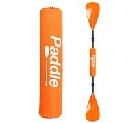 Paddle Float, Paddleboard Accessory, High Density Foam, Adjustable Buoyancy Cover with Hook & Loop-Closure, Versatile Buoyancy, Kayak Flotation, Canoe Paddles, SUP, Stand Up Paddle Board(1PC-Orange)