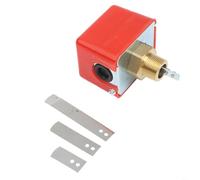 Paddle Flow Switch Sensor HFS-15/20 for Water Quality Monitoring, Industrial Liquid Flow Detector with ABS Housing, High Temperature Controller up to 250C for HVAC,(HFS-20)
