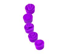 Paddle Grip End Stoppers 5 Piece Silicone Caps, Handle Tail Covers for Sports Practice and Recreational Play Gear Replacement Grip Accessory Training Gear