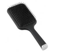 Paddle Hair Brush - Cushion Air Cushion Detangling Brush for Women & Men, Square Large Head, Black Elastic Coating