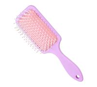 Paddle Hair Brush, Detangling Scalp Comb, Soft Flexible Bristle Brush with Massage Function, Wet Dry Hair Tool with Comfortable Grip, Haircare Accessory for Women Men Curly Straight Thick Long Short
