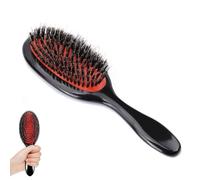Paddle Hair Extension Brush, Scalp Massage Hairbrush with Oval Design, Anti-Static Detangling Comb for Family, Salon, and Home Use