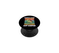 Paddle Hard Nap Harder Funny Sea Turtle Environment PopSockets Adhesive PopGrip