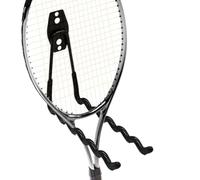 Paddle Holder - Cold-Rolled Steel PVC 19.5x16x6.8cm | Racket Storage Rack | Racket Holder | Sports Equipment Organizer Stand | for table tennis badminton paddles storage garage gym organization and da