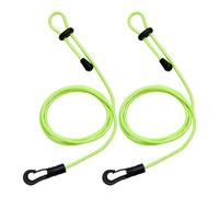 Paddle Leash for Kayak 2Pcs/1Set Kayak Paddle Leash Canoe Elastics String Cord Fishing Poles Lanyard(Color1)