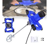 Paddle Mixer Cement 2600W Cement Concrete Mixer,Handheld Portable Resin Stirring Mixerwith M14 Mixing Paddle and Adjustable 6 Speed, for Mixing Cement, Mortar, Paint