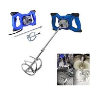 Paddle Mixer Drill - Electric Stirrer/Mixer with 6-Speed Gear Selection - 2600W Electric Mixing Paddle - Handheld Tool for Mixing Plaster/Paint/Mortar/Glue/Adhesive/Concrete