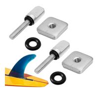 Paddle Plate Fin Screw - Stainless Steel Thread, Surf Accessory | Compact Thumb Bolt with Grip Feature Against the Cheat, Practical Adapter Replacement for the L