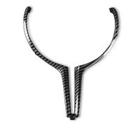 Paddle Shifter Carbon Fiber Steering Wheel Trim Cover For B&MW M2 F87 M3 F80 M4 F82 M5 F10 M6 F06(Carbon Pattern)