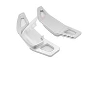 Paddle Shifter Compatible With Toyota For RAV4 For Camry For Corolla For Crown For Mark X For Zelas 2013 2014 2015 2016 2017 Steering Wheel Paddle Shift Extension(Silver)