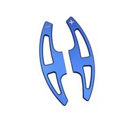 Paddle Shifter Cover Extensions For Bmw E90 E92 E93 M3 M6 2009-2013 Steering Wheel Kit Shift Paddle Sporting Shifters Replacement Extension Aluminum 2PCS(Blue)