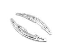 Paddle Shifter Extension For BMW For M2 F87 For M3 F80 For M4 F82 F83 For M5 F10 For M6 F12 F13 X5M F85 X6M 2PCS Car Steering Wheel Shift Paddle(Silver)