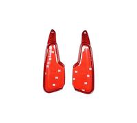 Paddle Shifter Extension For Corvette C8 2020 2021 2022 1 Pair Real Carbon Fiber Car Steering Wheel Shift Paddle Extension Shifter(Red)