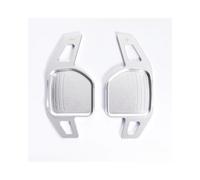 Paddle Shifter Extension For Seat Leon ST 5F FR Cupra Ateca Ibiza 6P Arona Tarraco Carbon Fiber Car Steering Wheel Extension Shifter Sticker(Aluminium silver)