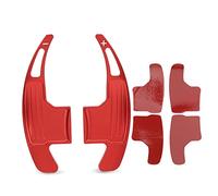 Paddle Shifter Extension Kit for Ford Mustang 2015-2022 - 2 Piece Set in Aluminum Alloy - V6, EcoBoost, GT, Shelby - Replacement Upgrade, Paddle Shifter Extension, Aluminum Alloy,(Red)
