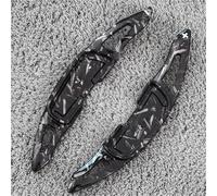 Paddle Shifter Extensions Cover Compatible With Mazda For 2 2015-2022 3 BM BN 2015 2016 2017-2019 6 GJ GL 2014-2022 Steering Wheel Shift Paddles Extension Shifters Stickers(Black 3)