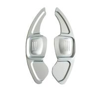 Paddle Shifter Extensions Shift Paddle Compatible With VW For Golf 7 For Passat B8 For Tiguan Aluminum Car Steering Wheel Paddles Shifter Extension Covers(Silver)
