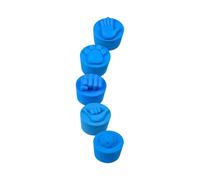 Paddle Sport Accessories 5 Piece Silicone End Stoppers, Soft Handle Caps for Team Practice and Shared Gear Set Silicone Cap Sports Practice Team Tap