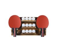 Paddle Storage Wall Shelf - Paddle Display Holder with Large Capacity, Sturdy Storage System for Table Tennis Equipment, Space Saving Holder for Sports Equipment | For The