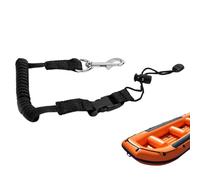 Paddle Strap Kayak Safety Rope Stretchy Lead Cable High Strength Durable Adjustable Water Sports Equipment for Freshwater Saltwater Sea Lake River Safe Kayak Boat Fishing